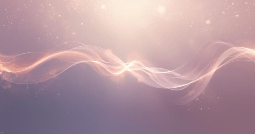 Abstract image of golden threads weaving through starlight, symbolizing divine connection between Dita and Lyra